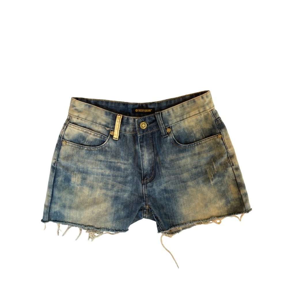 Takeshy Kurosawa Acid Wash Cut Off Denim Shorts Men's Size 30 - Picture 1 of 6